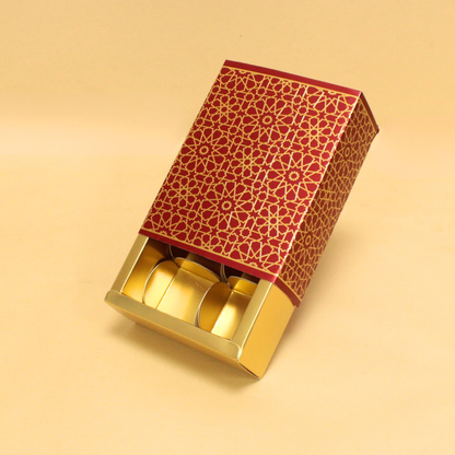 6 Cavity Chocolate Box (5.5x4x2 Inches)