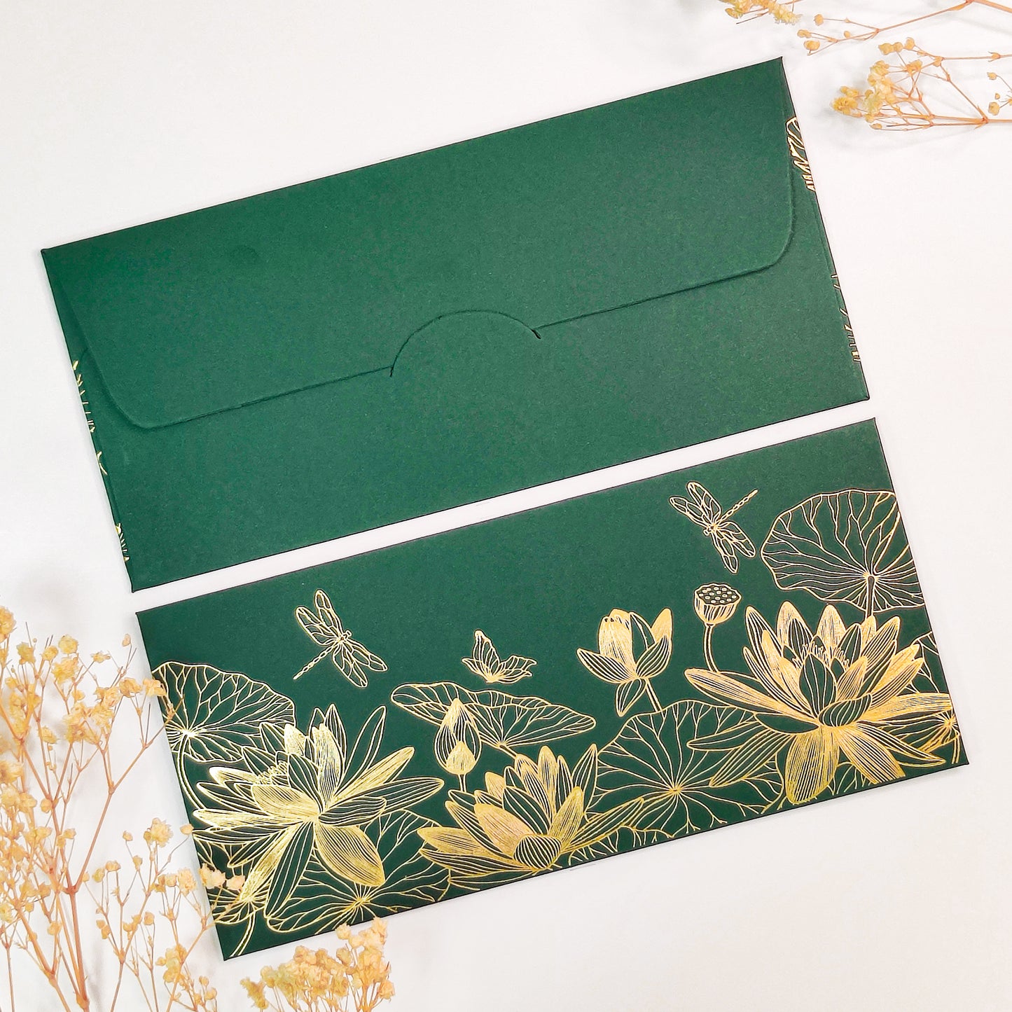 FLORAL ENVELOPE (7.5X3.5 INCHES)