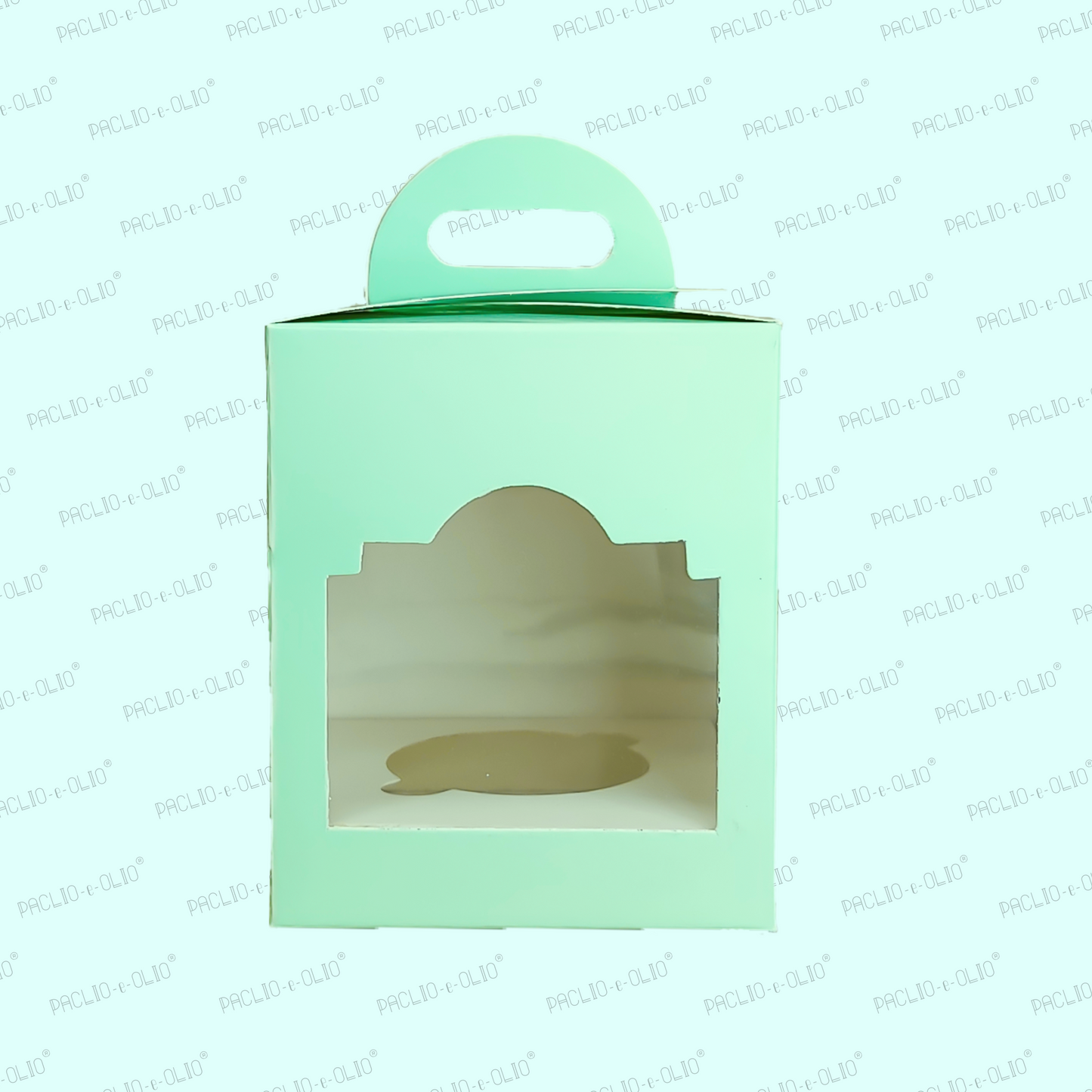 1 Cupcake Box (3.5x3.5x4.5 INCHES)