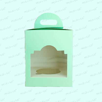 1 Cupcake Box (3.5x3.5x4.5 Inches)