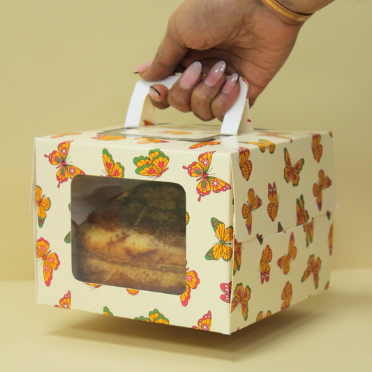 BENTO CAKE BOX (6x6x4.5 Inches)