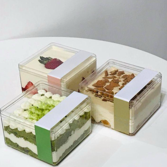 Crystal Box Square | 9.5x9.5x6.5 Cm | 10 Pieces