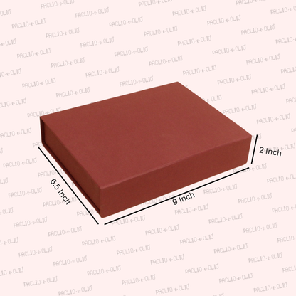 12 Cavity Rigid Chocolate Box (9x6.5x2 Inches)