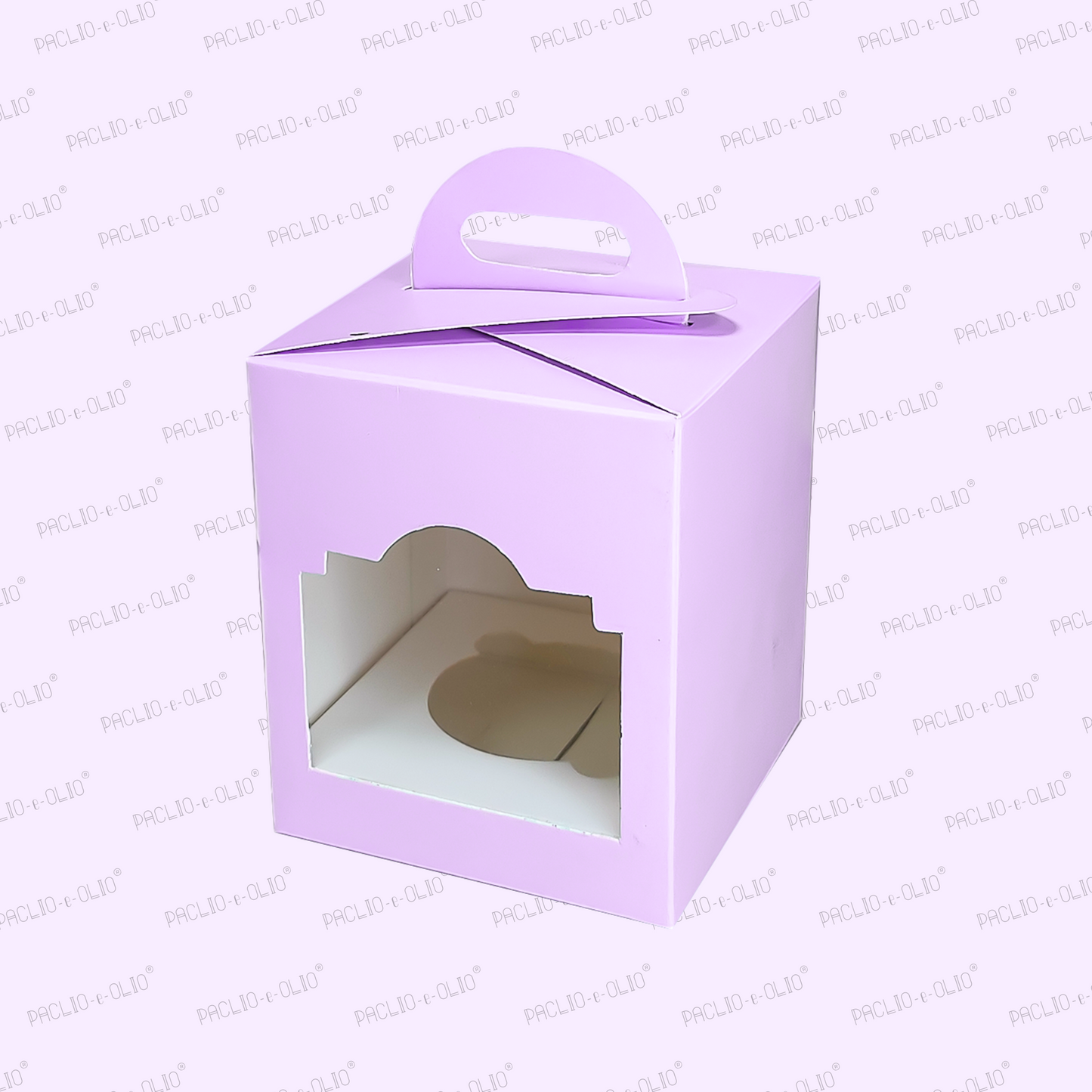 1 Cupcake Box (3.5x3.5x4.5 INCHES)