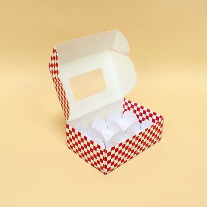 6 Cavity Chocolate Box | 5x3.5x1.5 Inches