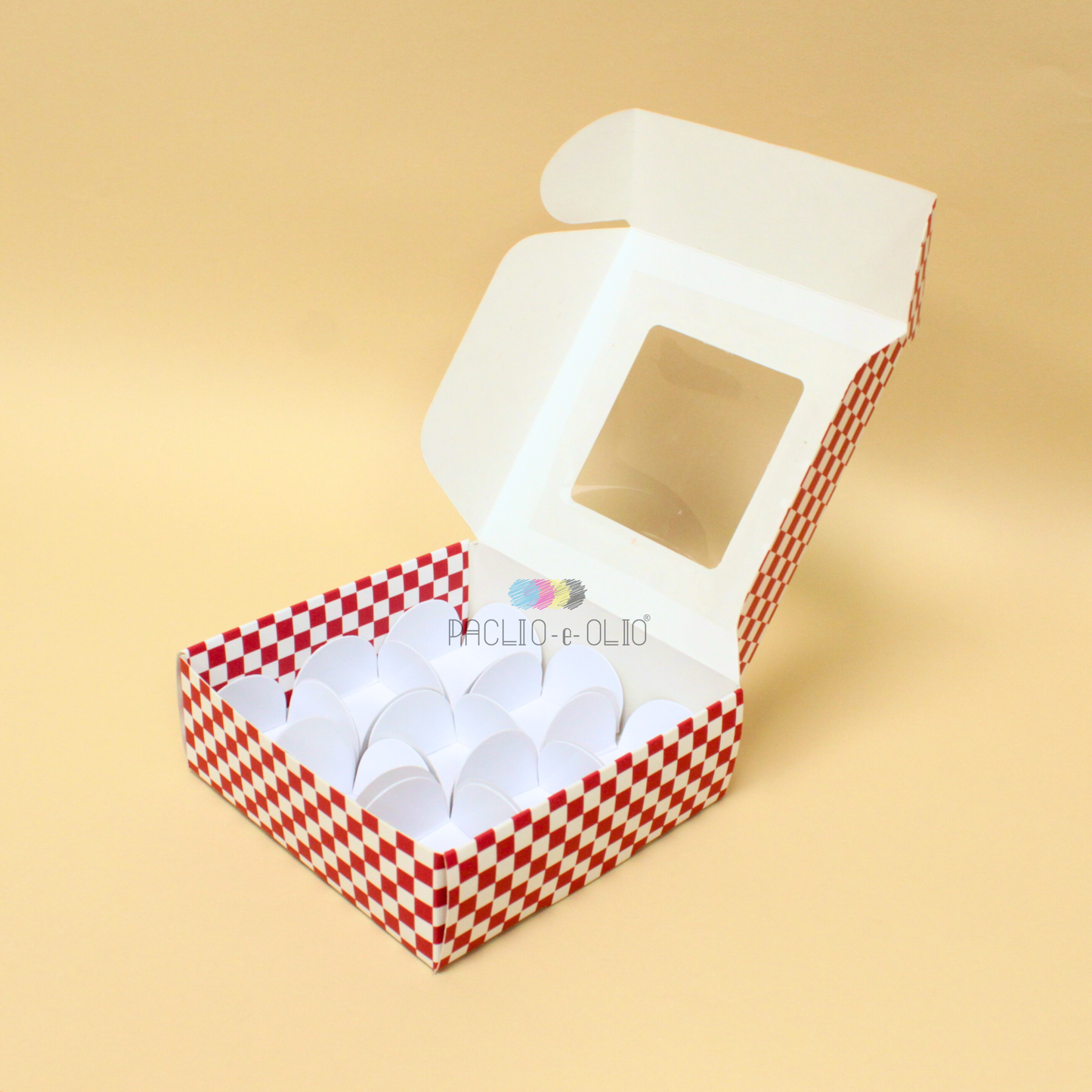 9 Cavity Chocolate Box | 5x5x1.5 Inches