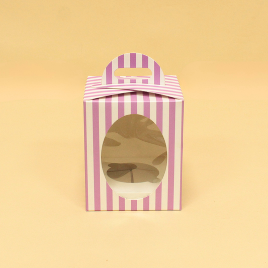 1 Cupcake Box | 3.5x3.5x4.5 Inches