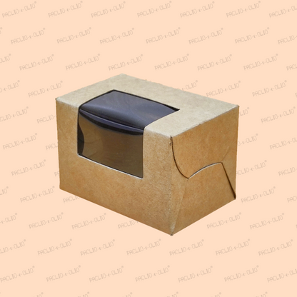 3 PIECES MACARON BOX (3X2X2 INCHES)