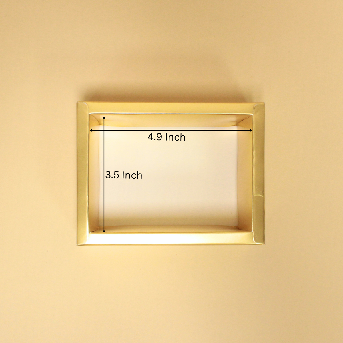 6 Cavity Slider Chocolate Box | 5.5x4x2 Inches