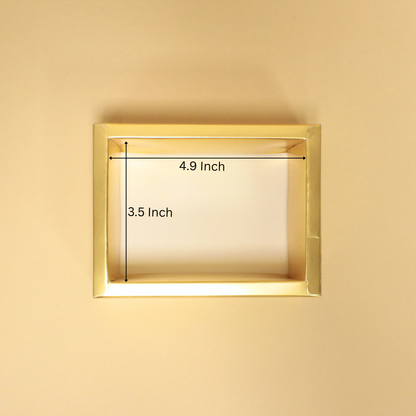 6 Cavity Slider Chocolate Box | 5.5x4x2 Inches