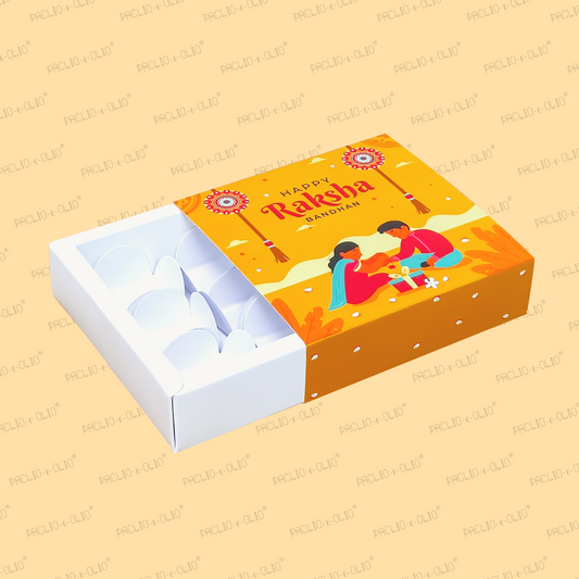 9 Cavity Chocolate Box (5.5x5.5x1.5 INCHES)
