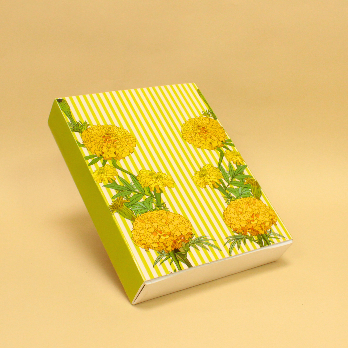 Flower Print Dryfruit Box | 8.5x6.5x1.5 Inches
