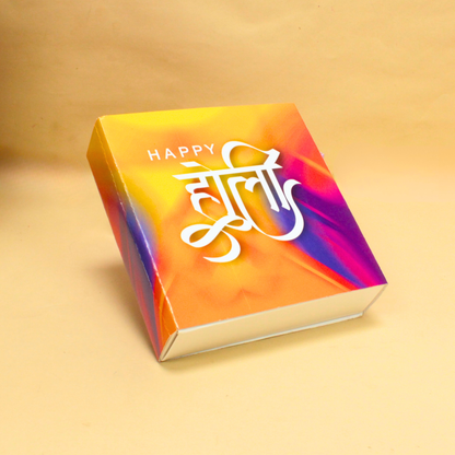 Holi 9 Cavity Chocolate Box | 5.5x5.5x1.5 Inches