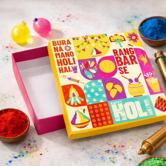 Holi Rigid  Box | 7.5x7.5x2 Inches
