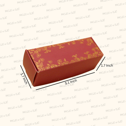 3 Cavity Chocolate Box | 5.1x1.75x1.7 Inches