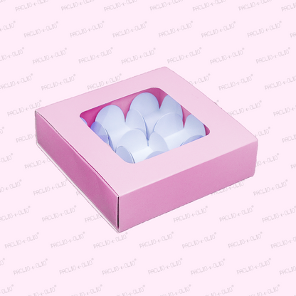 9 CAVITY CHOCOLATE BOX (5.5x5.5x1.5 INCHES)