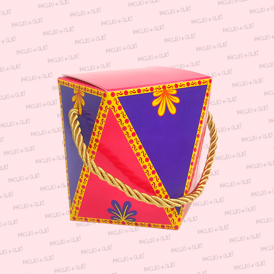 DIWALI HEXAGON BOX (3x3x3.75 INCHES)