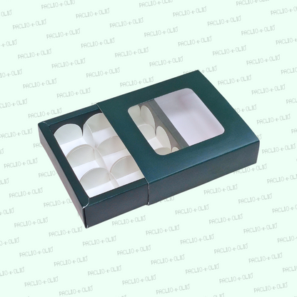 9 Cavity Chocolate Box (5.5X5.5X1.5 Inches)