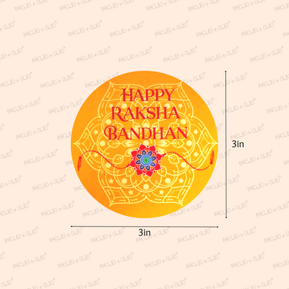 HAPPY RAKSHA BANDHAN TAG (3x3 INCHES)