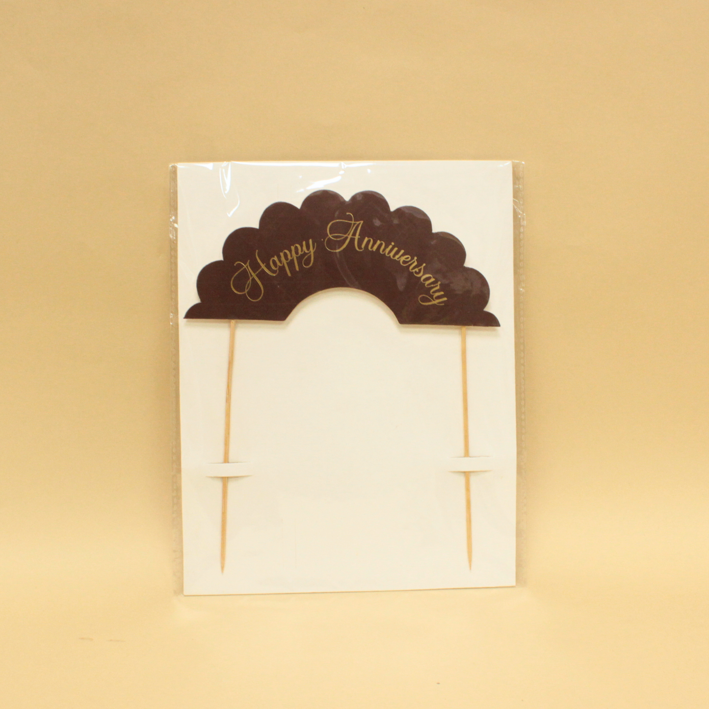 Happy Anniversary Cake Bunting | 6.4x2.7 Inches | Pack Of 10 Pieces