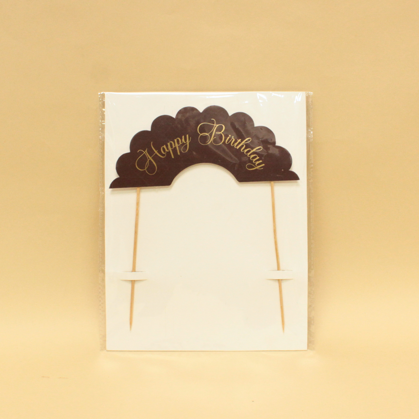 Happy Birthday Cake Banner | 6.4x2.7 Inches | Pack Of 10 Pieces