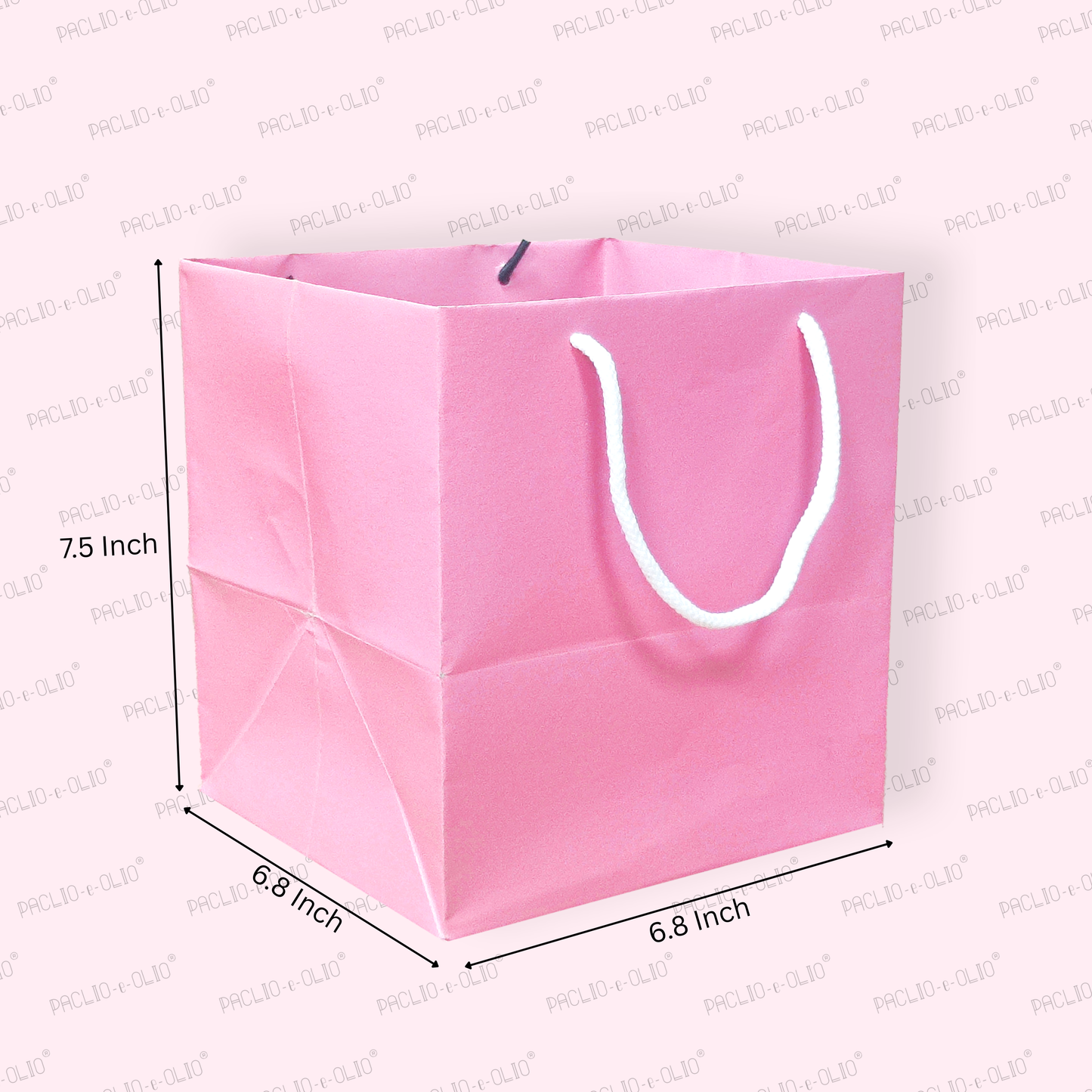 Paper Gift Bags | 7.5x6.8x6.8 Inches | Bakery & Return Gift Bags