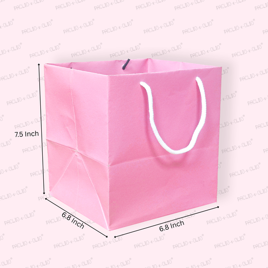 Paper Gift Bags | 7.5x6.8x6.8 Inches | Bakery & Return Gift Bags
