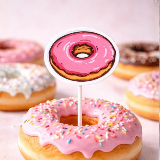 Donut Tags | 2.6x2 Inches | Pack Of 100 Pieces
