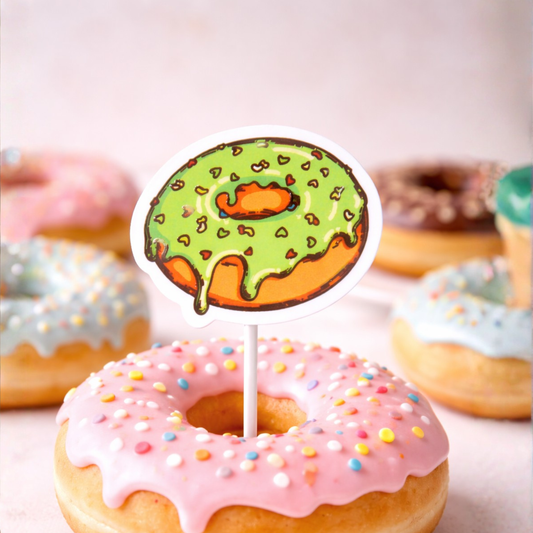 Donut Tags | 2.6x2 Inches | Pack Of 100 Pieces