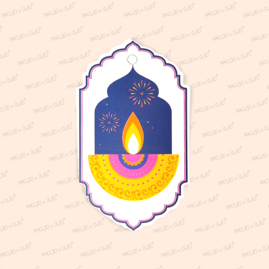 DIWALI TAG (2x2 INCHES)