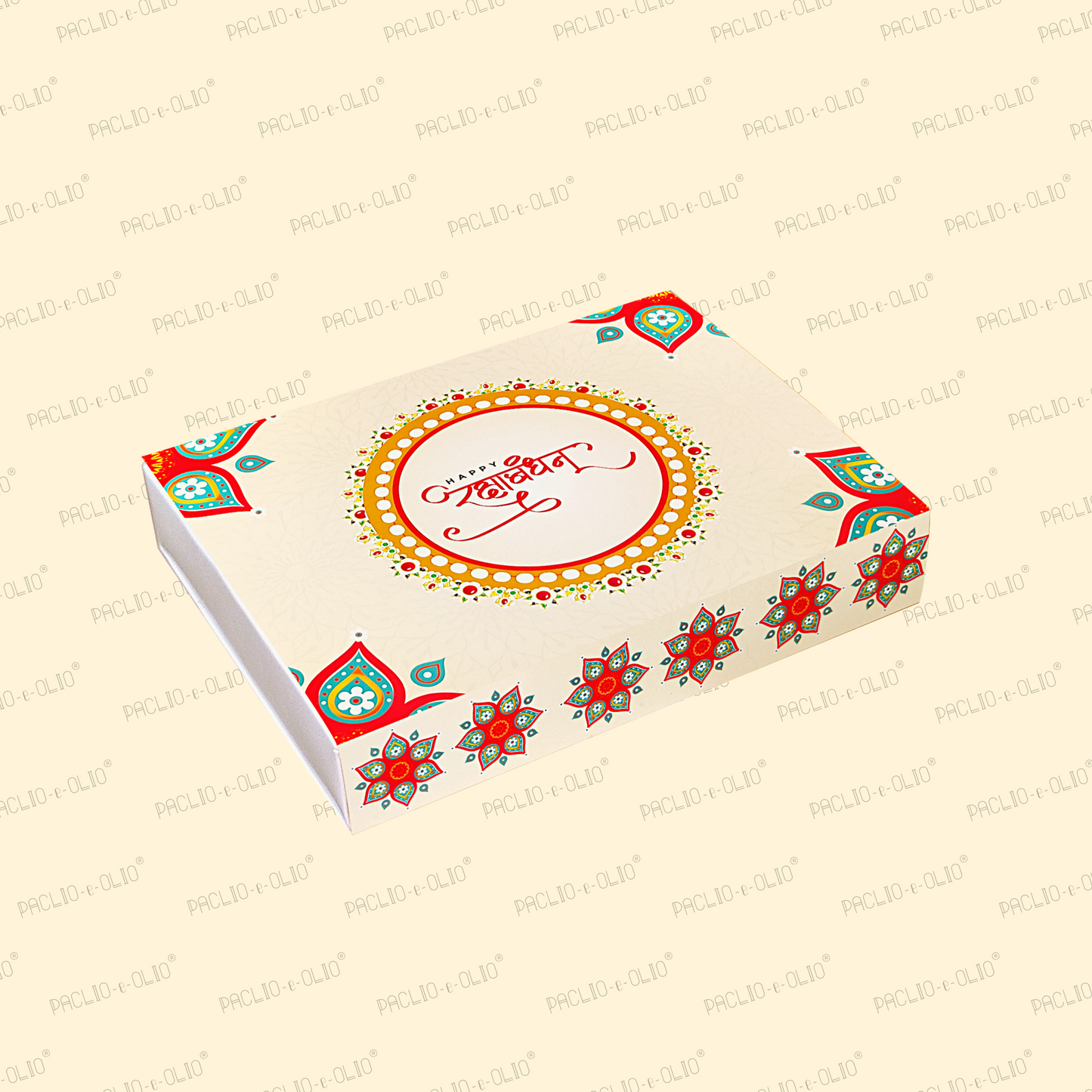 12 Cavity Rakhi Chocolate Box (8.5x6.5x1.5 INCHES)