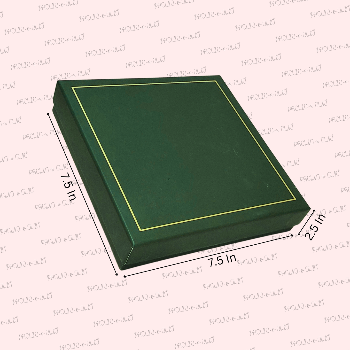 9 Cavity Rigid Chocolate Box (7.5x7.5x1.5 Inches)