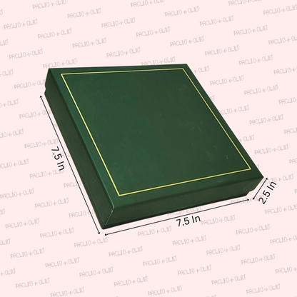 9 Cavity Rigid Chocolate Box (7.5x7.5x1.5 Inches)