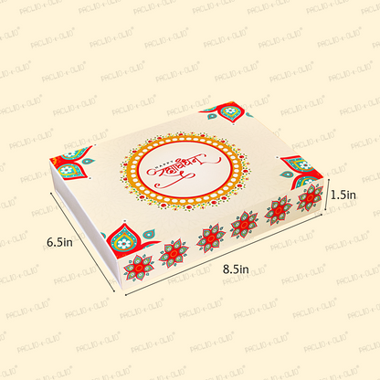 12 Cavity Rakhi Chocolate Box (8.5x6.5x1.5 INCHES)