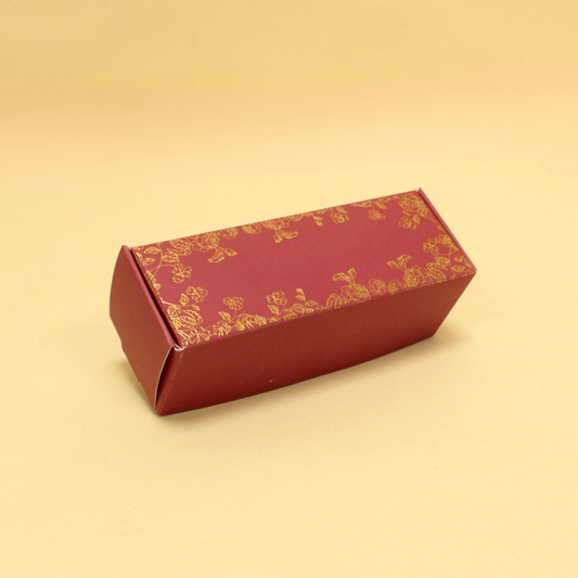 3 Cavity Chocolate Box | 5.1x1.75x1.7 Inches