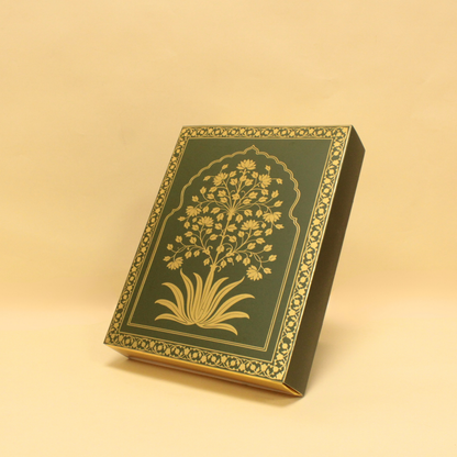 12 Cavity Foiled Chocolate Box | 8.5x6.5x1.5 Inches