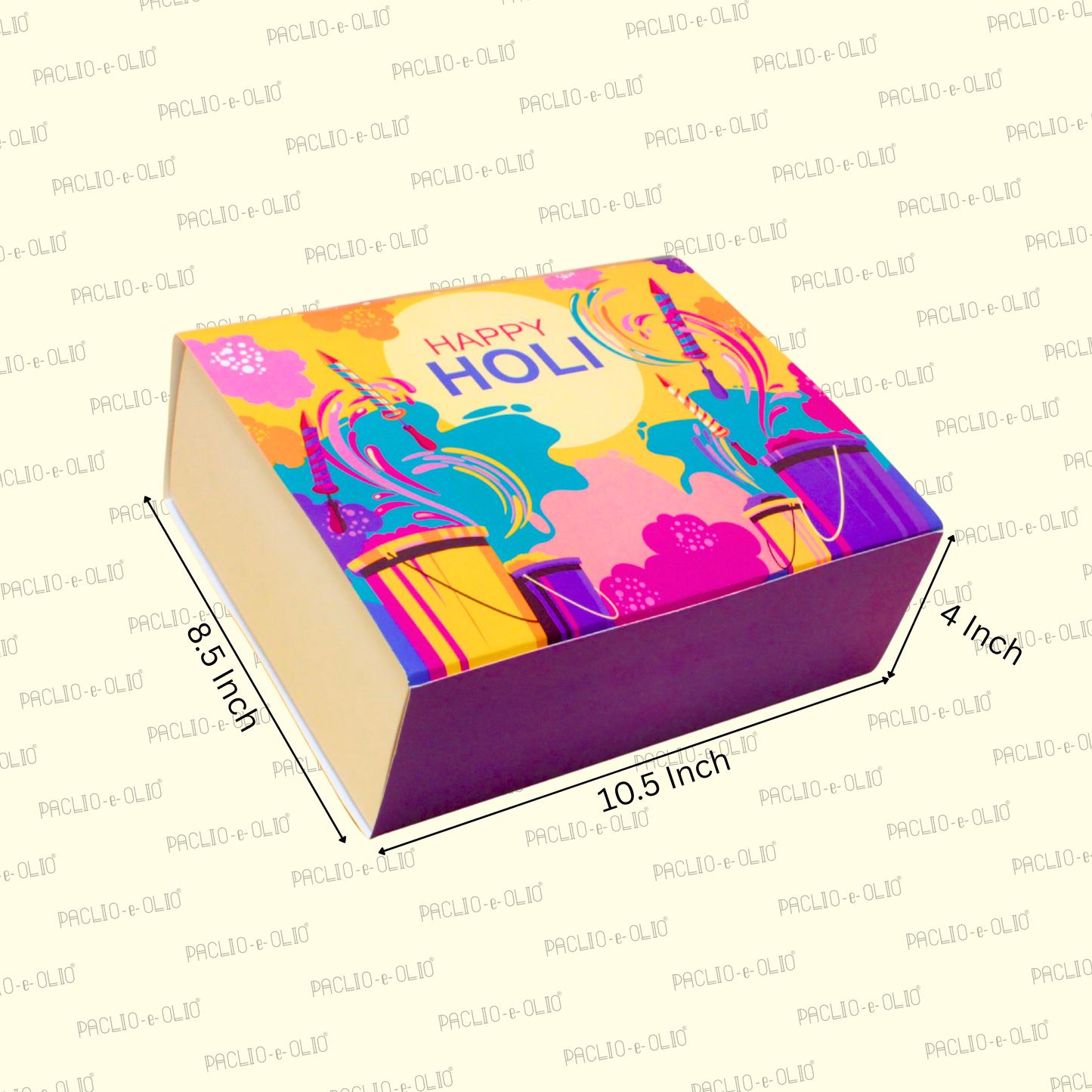 Holi Hamper Box | 10.5x8.5x4 Inches