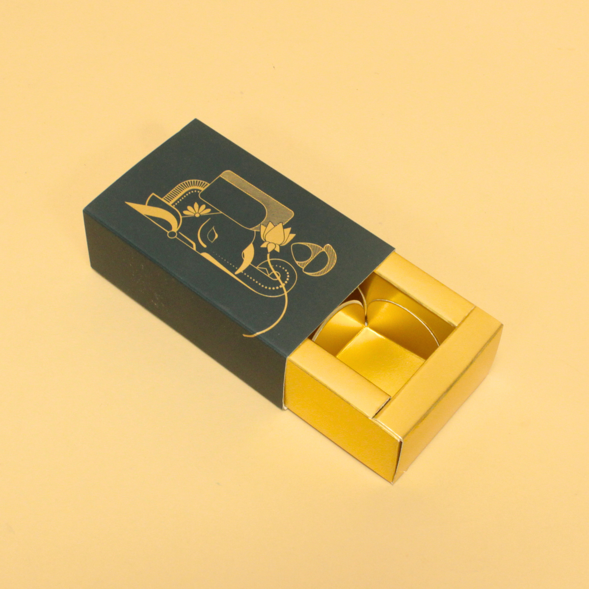 2 Cavity Chocolate Box (4.2x2.7x1.5 Inches)| Ganesh Chaturthi