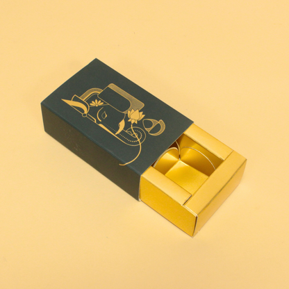 2 Cavity Chocolate Box (4.2x2.7x1.5 Inches)| Ganesh Chaturthi