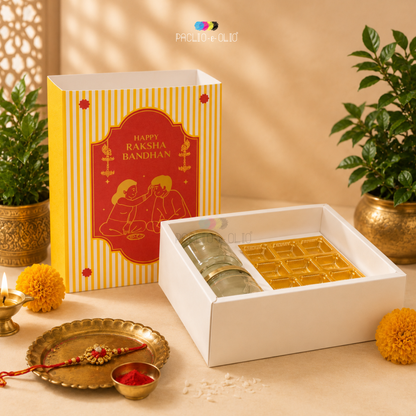 Rakhi Hamper Box (10.5x8.5x4 Inches)