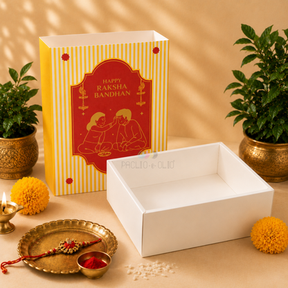 Rakhi Hamper Box (10.5x8.5x4 Inches)