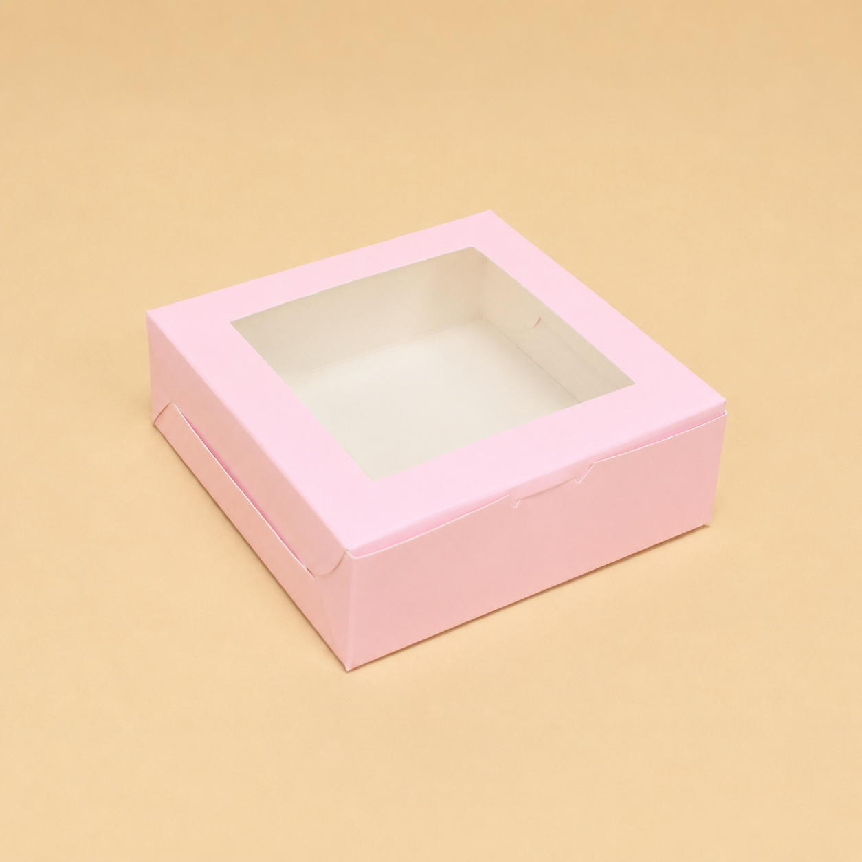 4 Pieces Brownie Box (6x6x2 Inches)