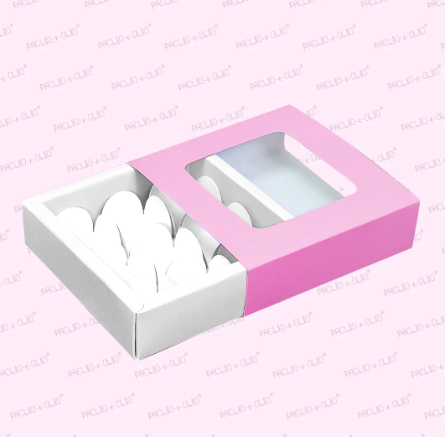 9 Cavity Chocolate Box (5.5x5.5x1.5 Inches)
