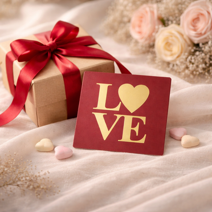 Love Foil  Tag | 4x4 Inches