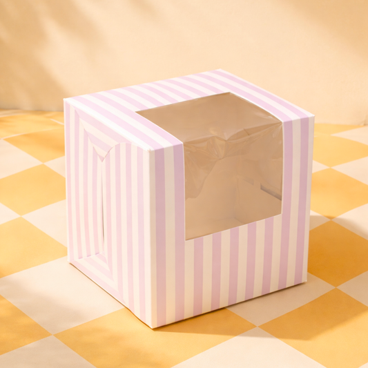 Tall Cake Box | 8x8x7.6 Inches