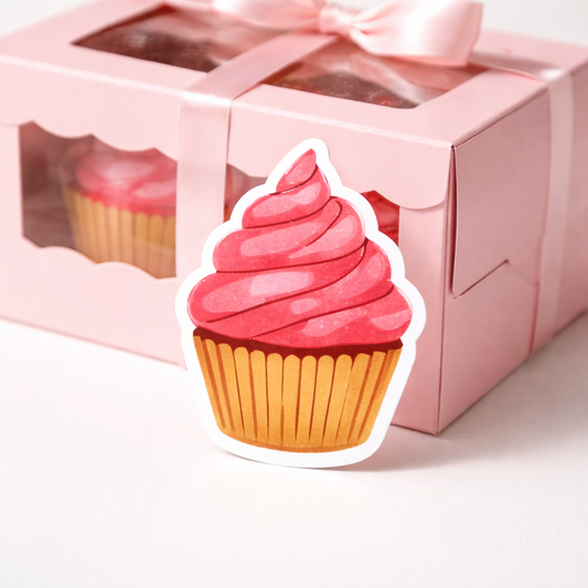 Cupcake Tags | 2.6x2 Inches | Pack Of 100 Pieces