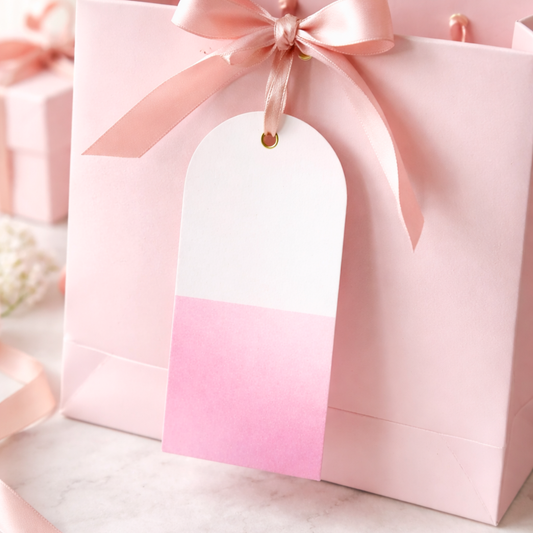 Printed Tags | 4.5x2 Inches | Pack Of 100 Pieces
