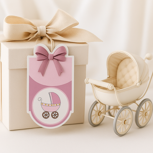 Baby Tags | 3.5x2 Inches | Pack Of 25 Pieces