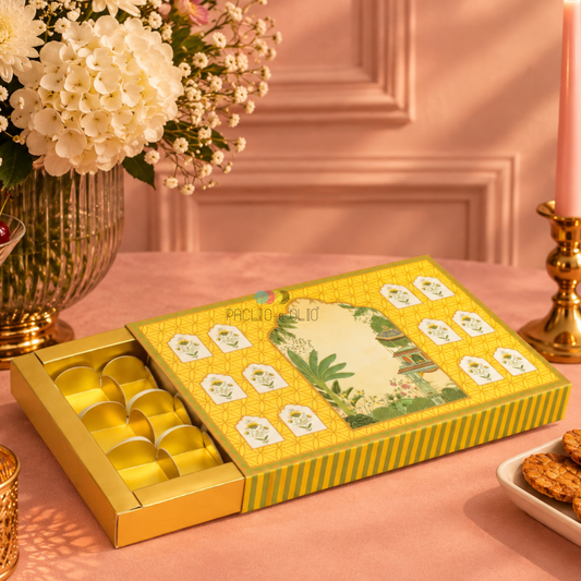 18 Cavity Chocolate Box | 10.5x7.5x1 Inches