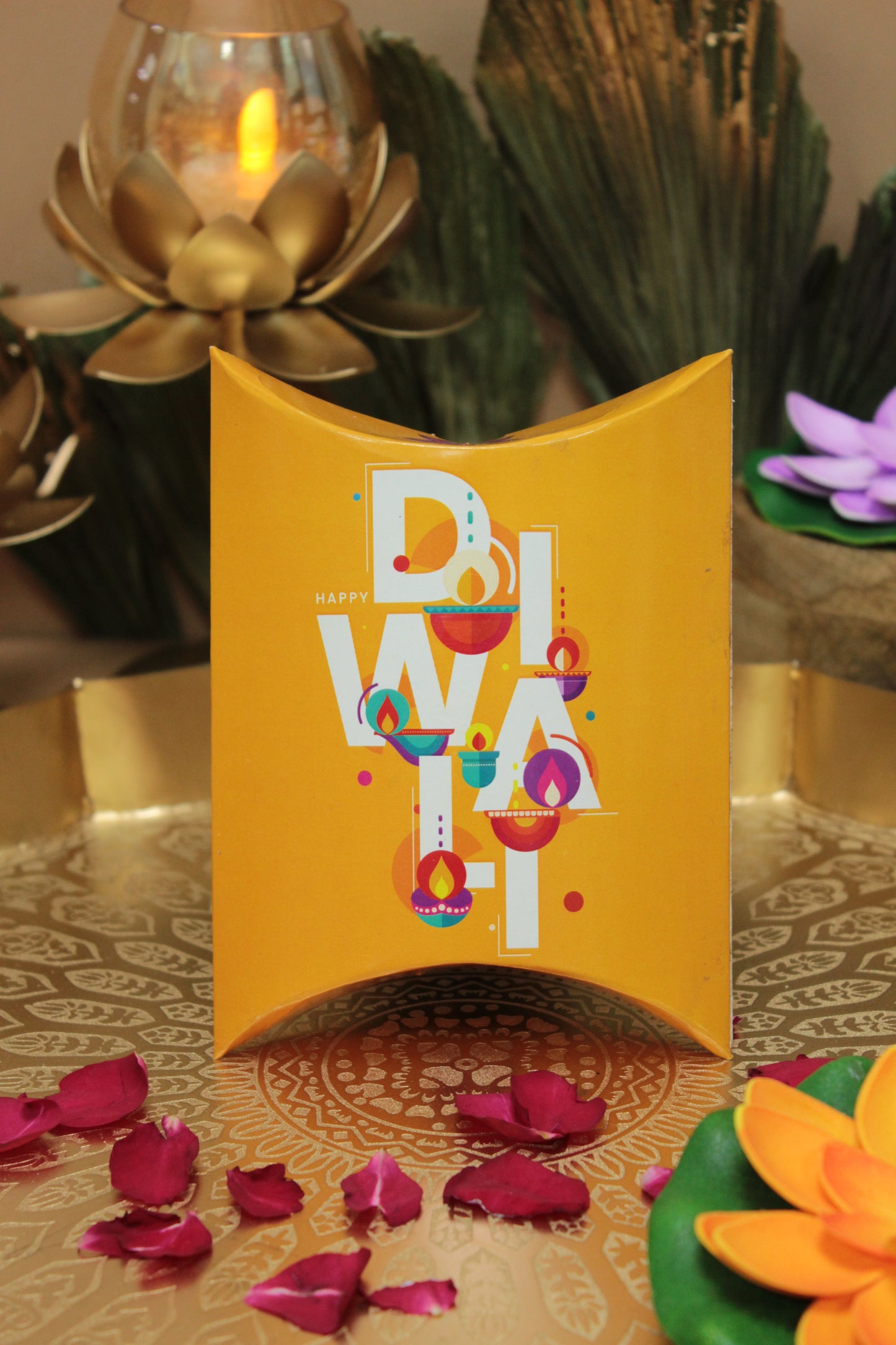 Diwali Pillow Box | 4x4.5x1.5 Inches